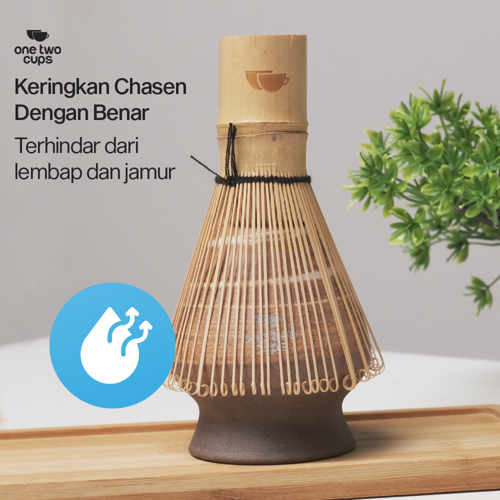 Gambar produk One Two Cups Whisk Stand Matcha Chasen Tate Dudukan Pengaduk - NA-153