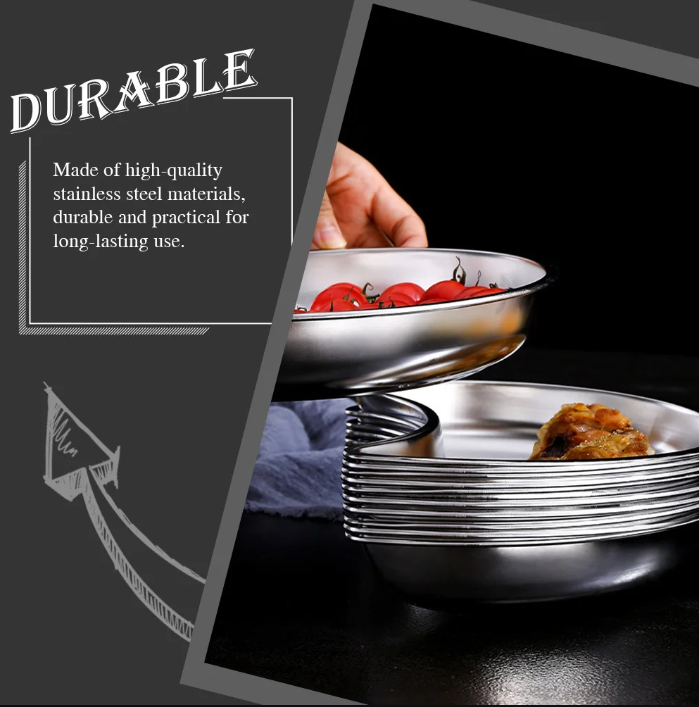 ATH Nampan Tray Mangkuk Makanan Bulan Sabit Stainless 201 25x16x3cm - AT25 Gambar produk ATH Nampan Tray Mangkuk Makanan Bulan Sabit Stainless 201 25x16x3cm - AT25