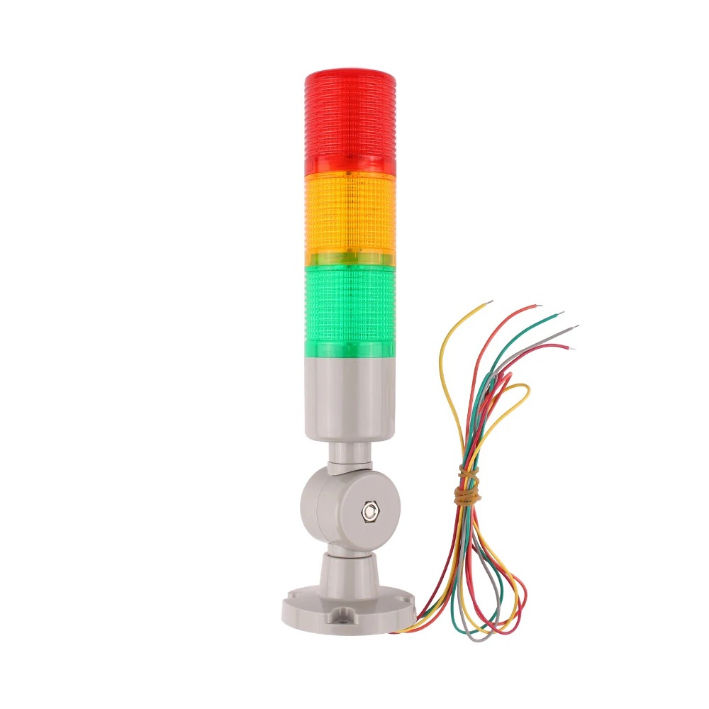 Gambar produk DIANQI Lampu Menara LED Signal Warning Light Operation Fault Sound AC 220V - DQ-310