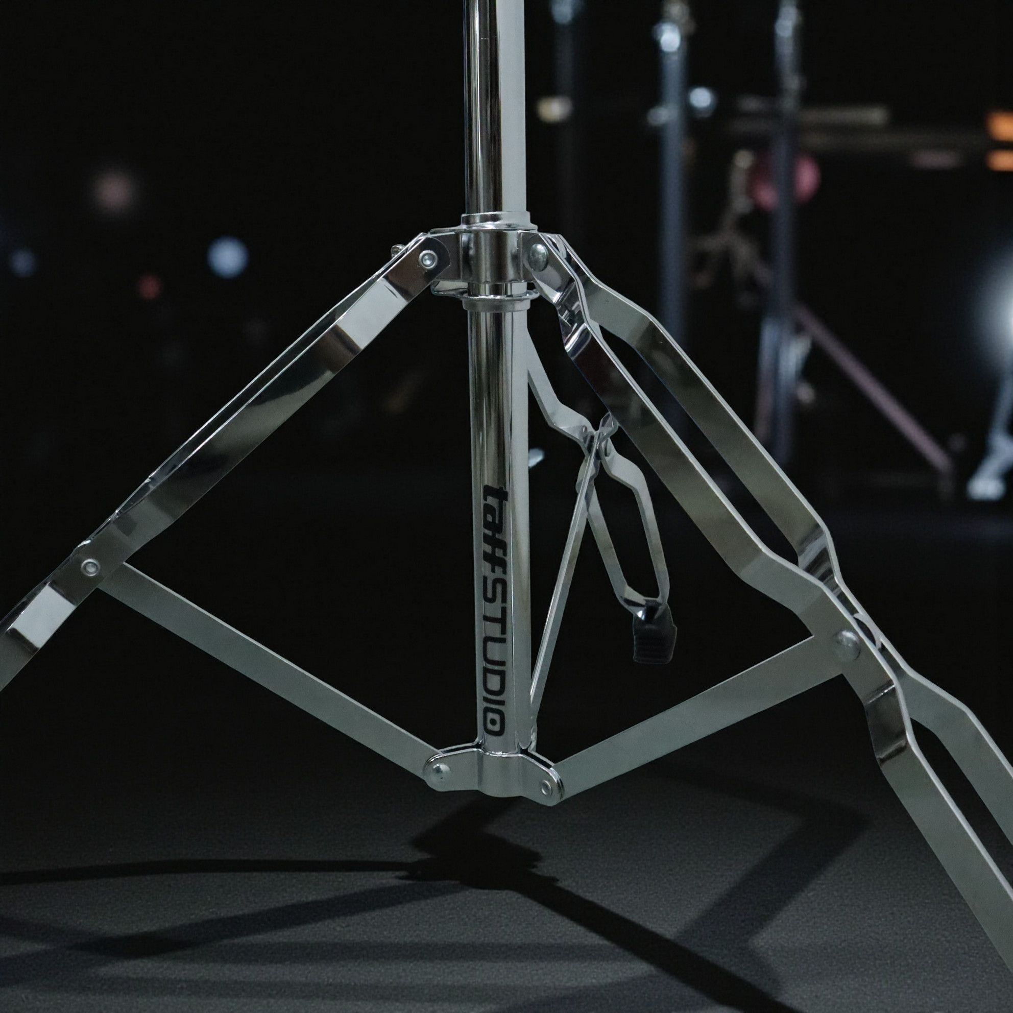 Gambar produk TaffSTUDIO Drum Cymbal Stand Heavy Duty Adjustable Double Braced - FM-CST