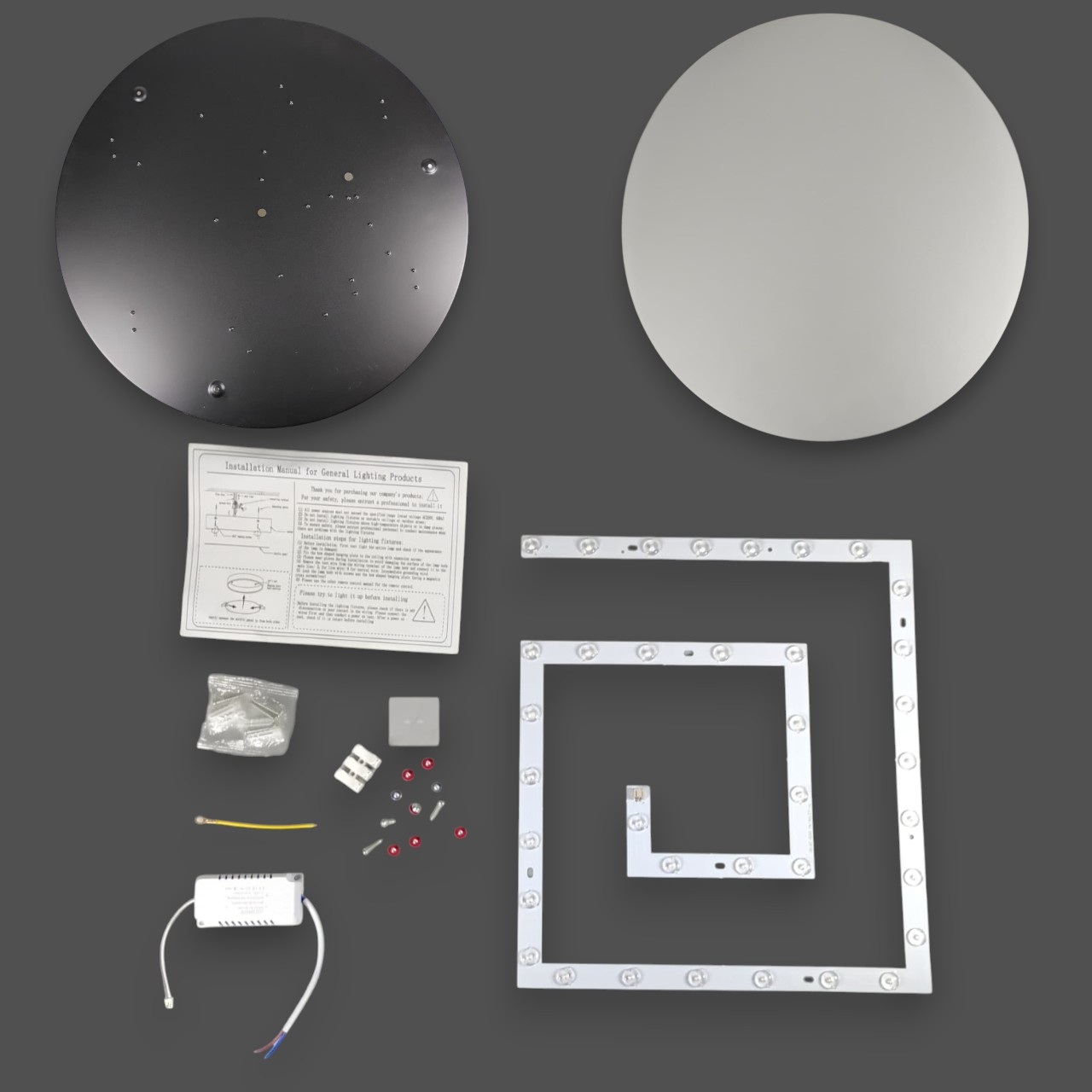 Gambar produk MIJIE Lampu Plafon LED Full Spectrum Ceiling Light Warm White 50cm 32W - M180