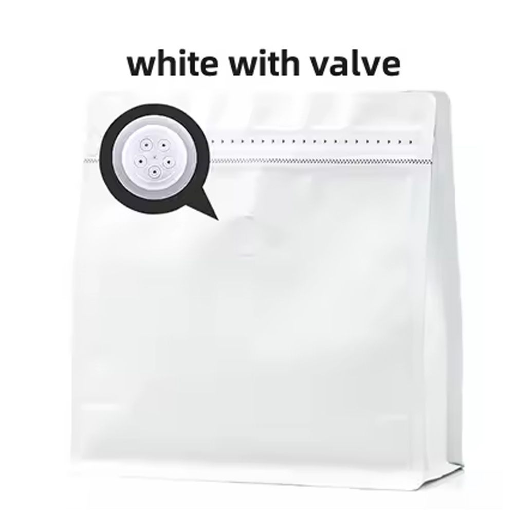 Gambar produk KOFE Kemasan Kopi Standing Pouch Ziplock Flat Bottom with Valve 10 PCS 1kg - KF-10