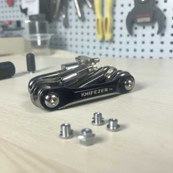 Gambar produk KNIFEZER Obeng Set Multitool Reparasi Sepeda Swiss Army EDC 11in1 - T25