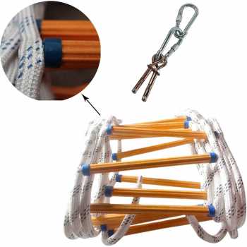 Gambar produk OLOEY Tangga Tali Gantung Darurat Fire Escape Ladder 5M - OL5