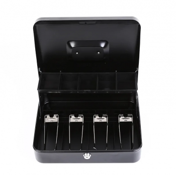 Gambar produk IWARE Kotak Uang Kasir Portable Coin Cash Drawer Key Style 30x24x9cm - IW201