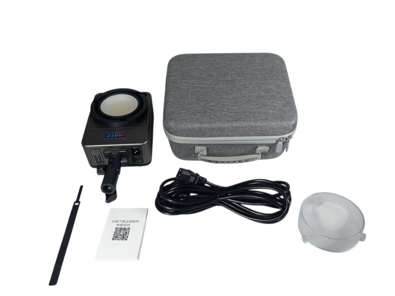 Gambar produk LIYADI Lampu Studio Fotografi COB LED RGBW 24 Mode TFT Display 230W - G230