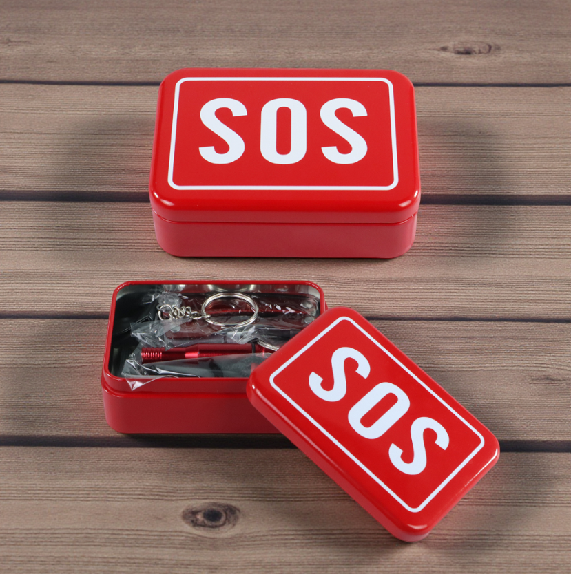 Portable SOS Multi Tool Kit Earthquake Emergency Outdoor Survival - JT21 Gambar produk Portable SOS Multi Tool Kit Earthquake Emergency Outdoor Survival - JT21