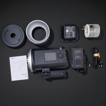 Gambar produk Godox Flash Camera Wireless 2.4GHz TTL 3in1 Color 8940mAh 600Ws - AD600BMII