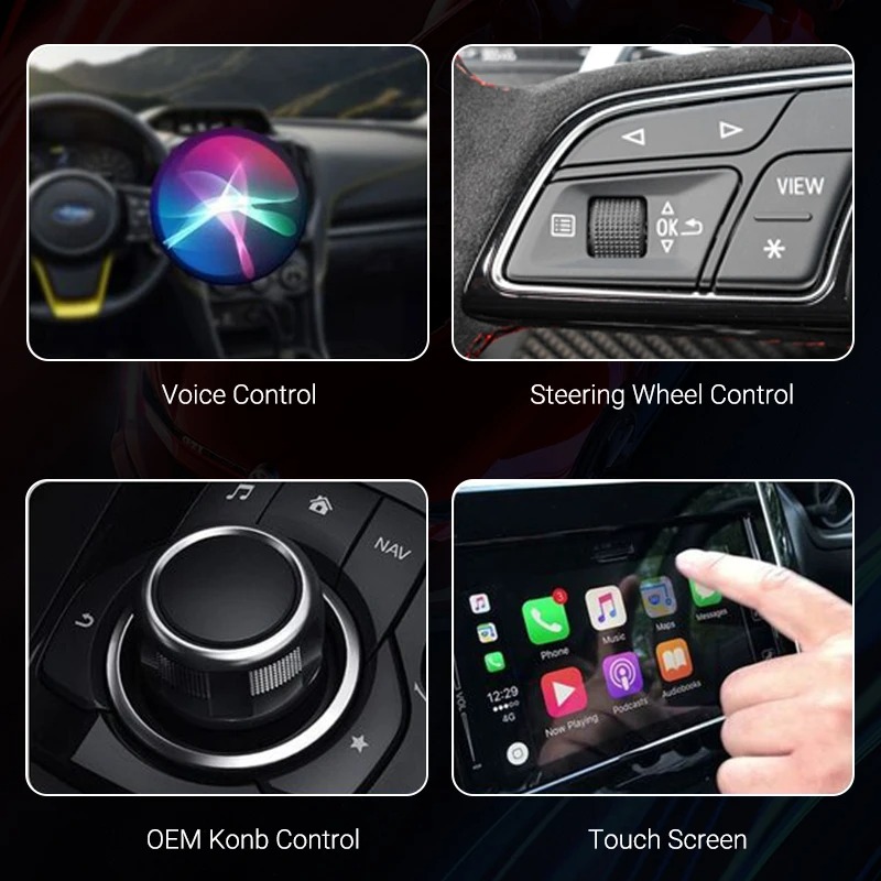 Gambar produk ACODO Dongle Wireless Carplay Android Auto Bluetooth 5.0 WiFi 5.8GHz - A50