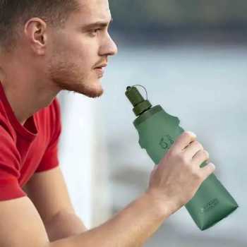 Gambar produk TaffSPORT Botol Minum Lipat Soft Flask Running Water Bottle 500ml - TF-50