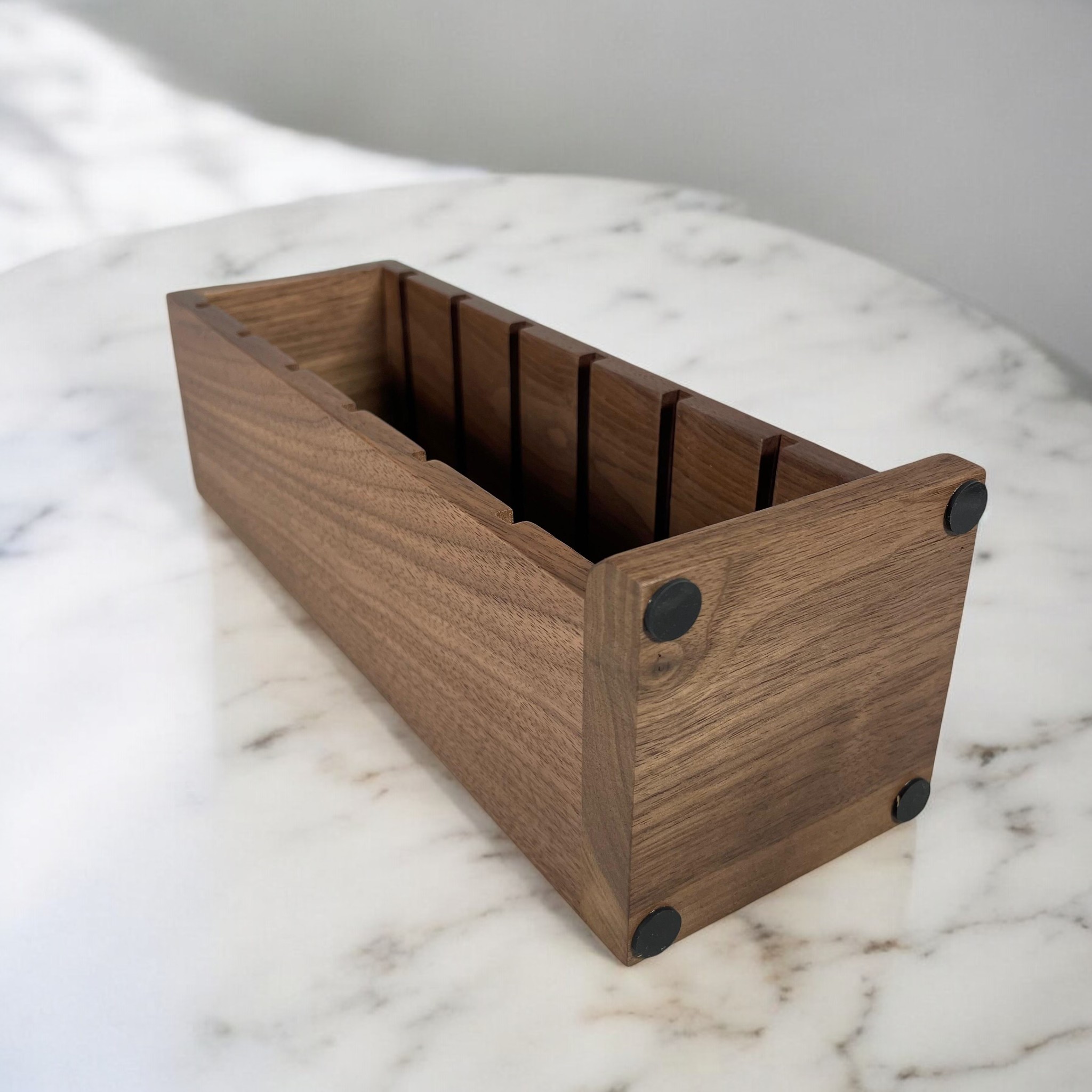 RIO Holder Basket Portafilter Storage Rack Suitable Walnut - R-58 Gambar produk RIO Holder Basket Portafilter Storage Rack Suitable Walnut - R-58