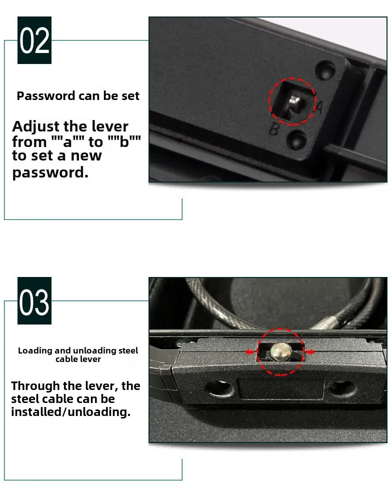 Gambar produk MOOL Kotak Brankas Travel Safe Box Password Lock 4 Digit 24x15x6cm - G13-5