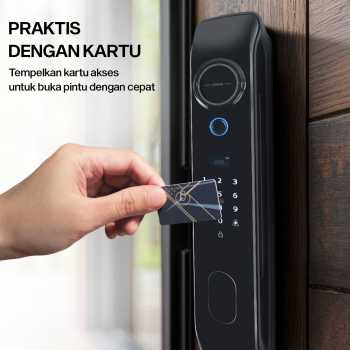 Gambar produk Glomarket Smart Door Lock Fingerprint Password Card RFID Alarm - B02-JC