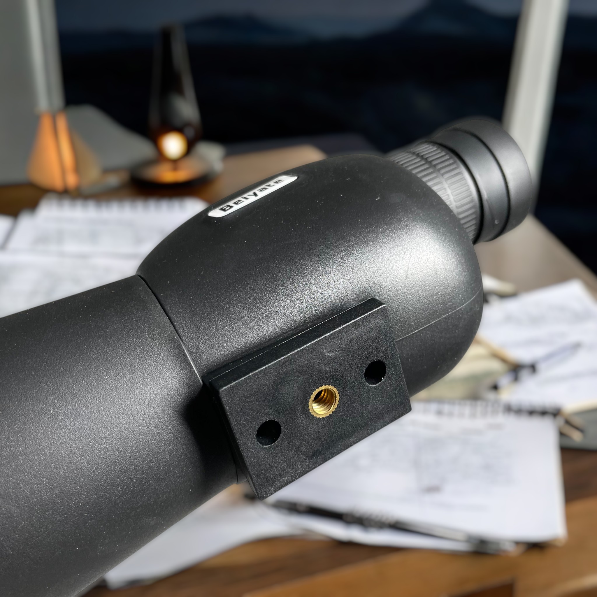 Gambar produk BEIYATE Teropong Monokular Telescope BAK4 FMC IPX6 75x60 with Tripod - Z2575