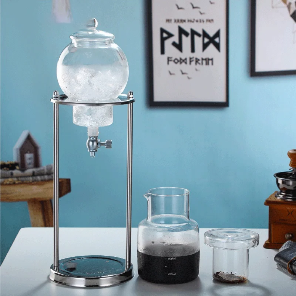 EAKOERS Cold Brew Coffee Maker Classic Dripper Coffee Pot 600ml - AO865 Gambar produk EAKOERS Cold Brew Coffee Maker Classic Dripper Coffee Pot 600ml - AO865