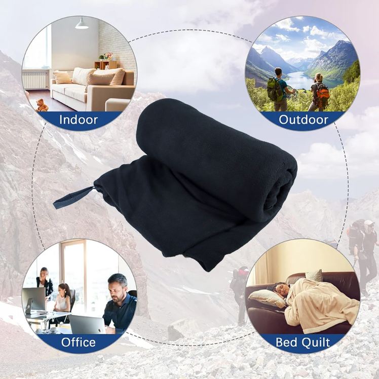 Gambar produk MOHERE Kantong Tidur Portable Camping Sleeping Bag Fleece Outdoor - MH1