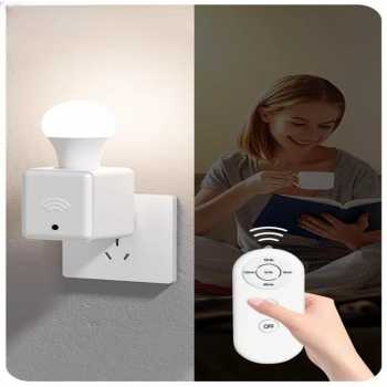 Gambar produk Homeclub Fitting Lampu Soket Pintar Smart Adapter Remote EU Plug E27 - 265N