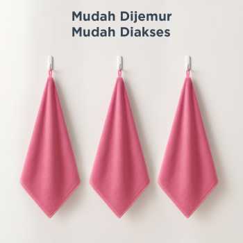 Gambar produk SHUMAI Kain Lap Microfiber Mobil Cleaning Towel Soft High Absorption 30x70cm - SH3
