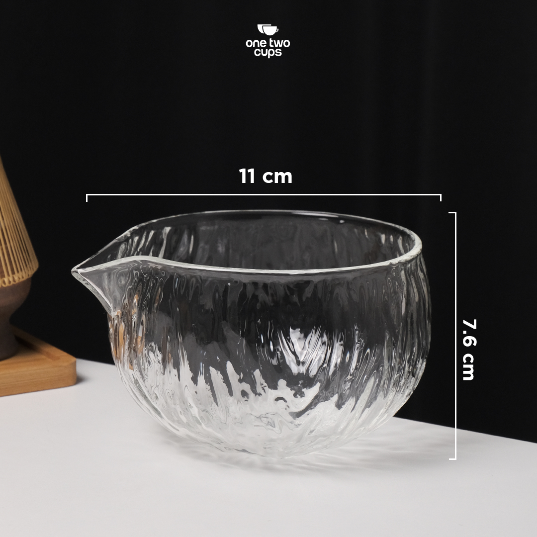 Gambar produk One Two Cups Mangkuk Teh Chawan Kaca Japanese Matcha Bowl 500ml - W5ML
