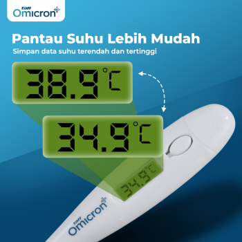 Gambar produk TaffOmicron Digital Thermometer with Beeper - KT-DT4B