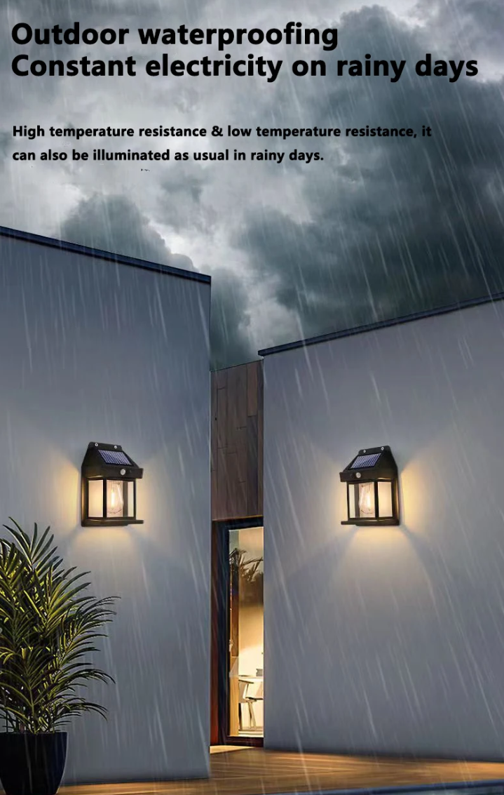Gambar produk Brangdy Lampu Dinding Hias Outdoor Waterproof Warm White 5.5V - 888