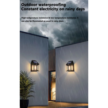 Gambar produk Brangdy Lampu Dinding Hias Outdoor Waterproof Warm White 5.5V - 888