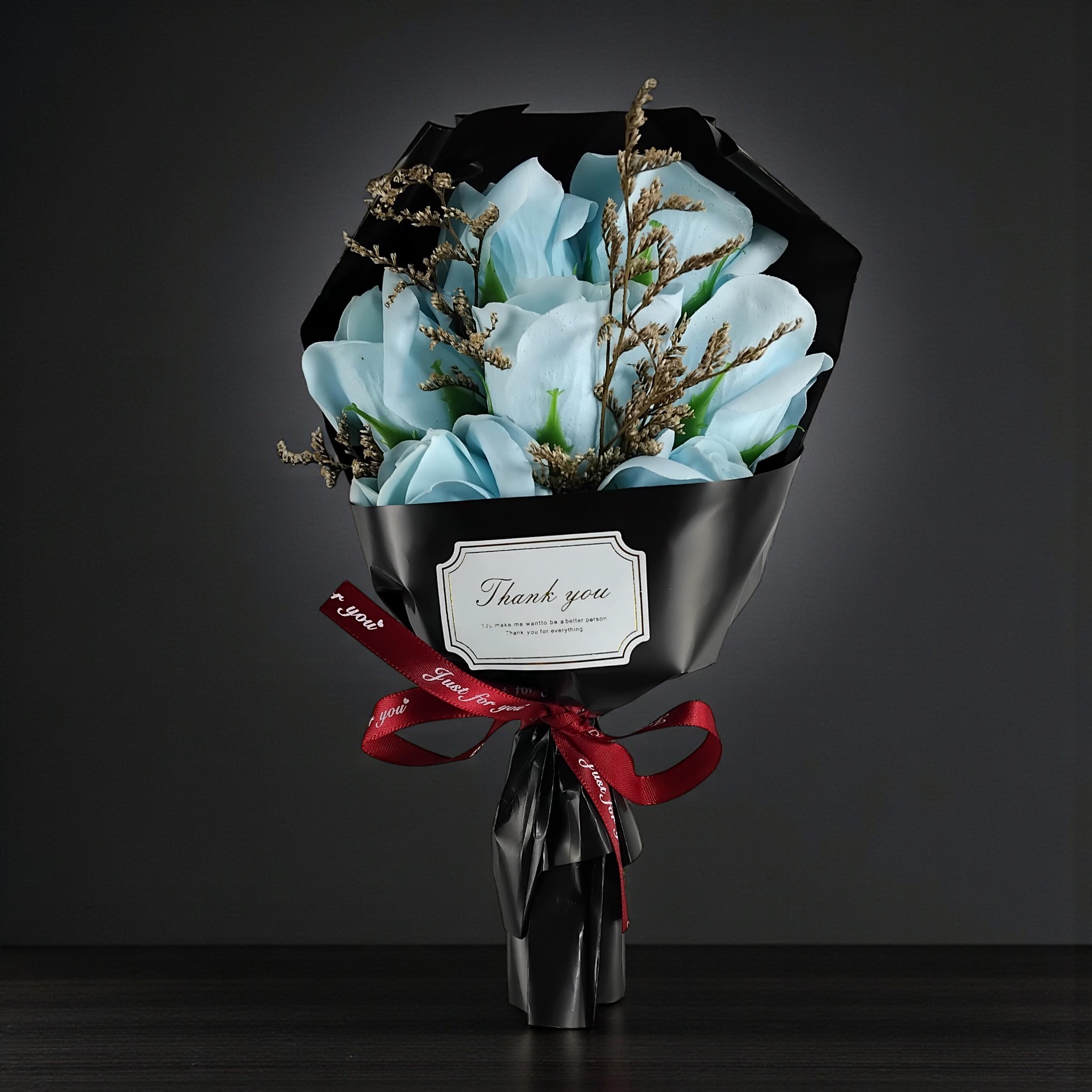 WS Buket Bunga Sabun Mawar Boneka LED String Soap Rose Valentine Gift - WS-07 Gambar produk WS Buket Bunga Sabun Mawar Boneka LED String Soap Rose Valentine Gift - WS-07