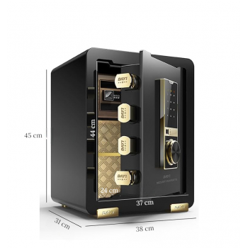 Gambar produk DAY1 Kotak Brankas Dokumen Safe Deposit Box Password Key 38x31x45cm - DA01