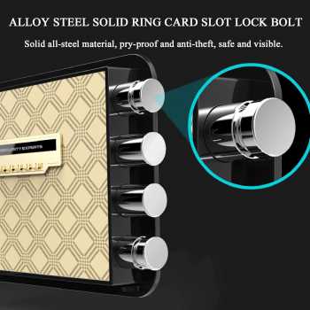 Gambar produk DAYI Kotak Brankas Fingerprint Anti Theft Safety Box 20x31x20cm - DY-20
