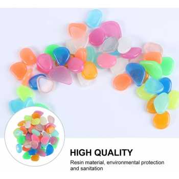 Gambar produk Imos Batu Hias Dekorasi Glow in The Dark Garden Stone 100 PCS - HC0043