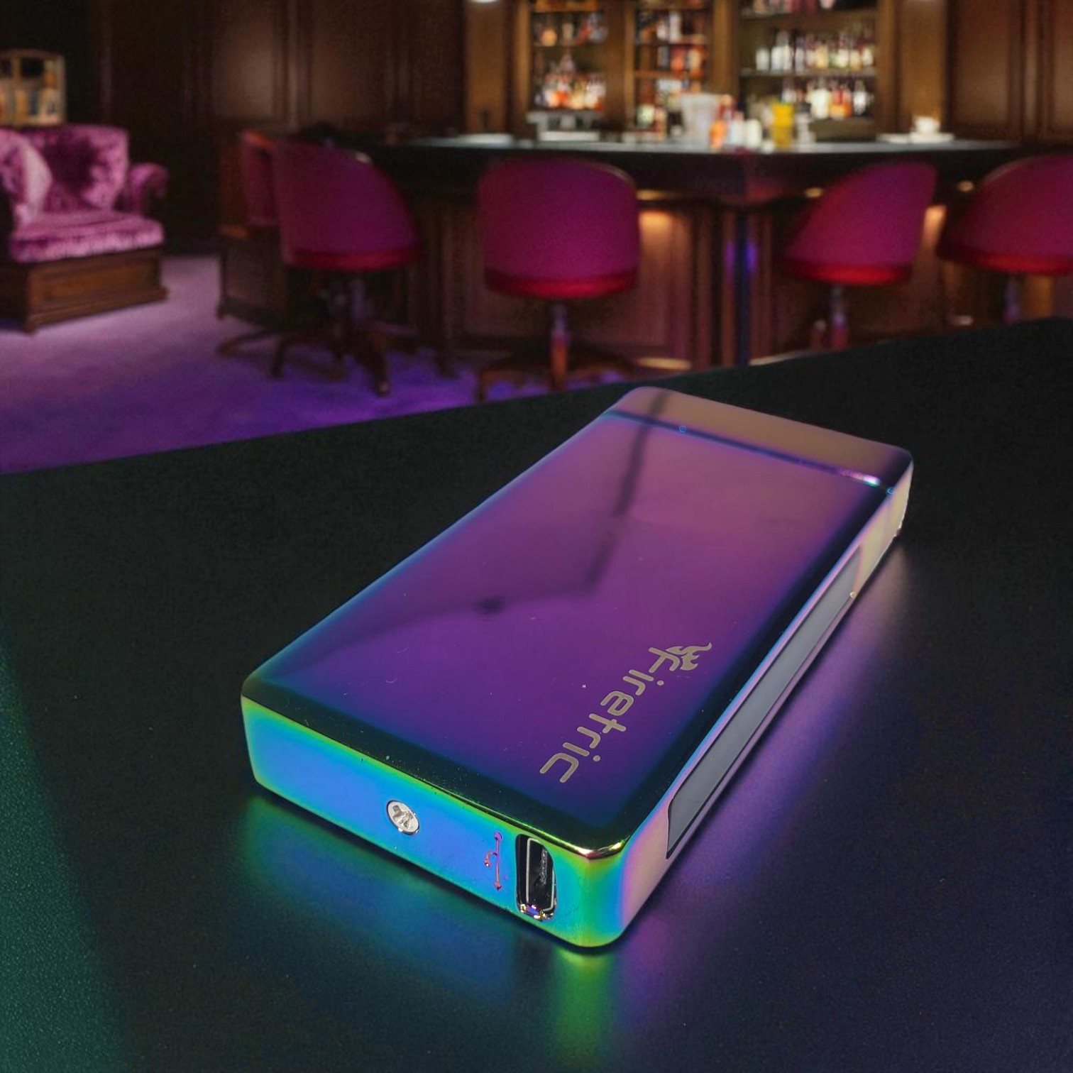 Firetric Korek Api Elektrik Dual Arc Touch Sensor Windproof USB - HB260 Gambar produk Firetric Korek Api Elektrik Dual Arc Touch Sensor Windproof USB - HB260