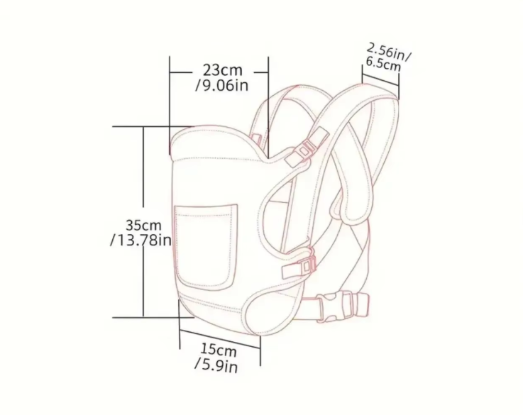 Gambar produk MoonWalker Tas Gendong Bayi Baby Carrier Double Shoulder Newborn Sling - MW049