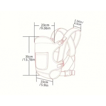 Gambar produk MoonWalker Tas Gendong Bayi Baby Carrier Double Shoulder Newborn Sling - MW049
