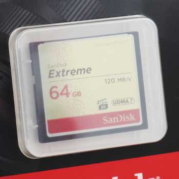 Gambar produk SanDisk Extreme Compact Flash Card VGP-20 120MB/s 64GB - SDCFXSB