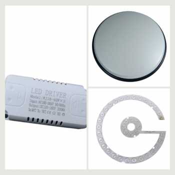 SEMQIU Lampu Plafon LED Ceiling Light Dimmable 3in1 Color 29cm 40W - WJ18 Gambar produk SEMQIU Lampu Plafon LED Ceiling Light Dimmable 3in1 Color 29cm 40W - WJ18