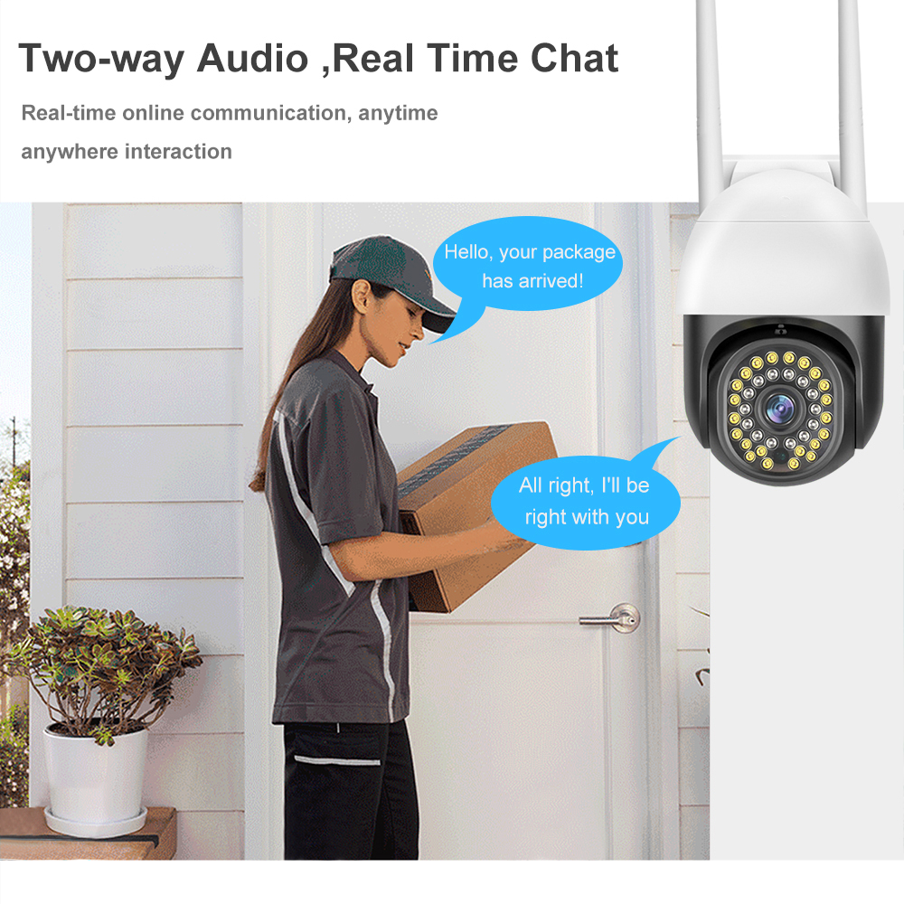 Gambar produk V380 Pro Kamera CCTV WiFi Outdoor Active Alarm Night Vision 1MP - C18PROX-L