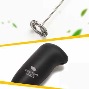 One Two Cups Hand Mixer Mini Pengocok Telur Susu Milk Frother Battery - MS3089 Gambar produk One Two Cups Hand Mixer Mini Pengocok Telur Susu Milk Frother Battery - MS3089