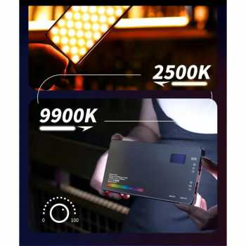 Gambar produk LIYADI Lampu Studio Fotografi Pocket Fill Light RGBW 21 Mode OLED 10W - LR135 PRO