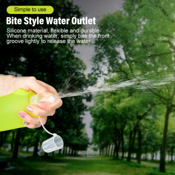 TaffSPORT Botol Minum Soft Flask Foldable Sport Water TPU 500 ml - TF009 Gambar produk TaffSPORT Botol Minum Soft Flask Foldable Sport Water TPU 500 ml - TF009