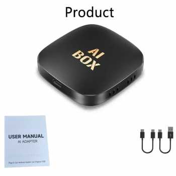 Hicar CarPlay AI Box Wireless Bluetooth WiFi 5GHz Android 13 16GB - HA-13 Gambar produk Hicar CarPlay AI Box Wireless Bluetooth WiFi 5GHz Android 13 16GB - HA-13