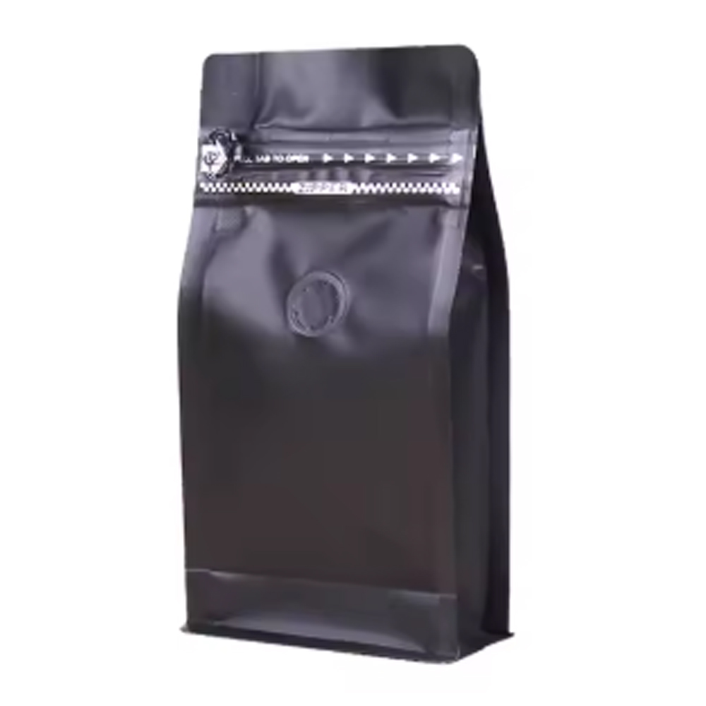 Gambar produk KOFE Kemasan Kopi Standing Pouch Ziplock Flat Bottom with Valve 10 PCS 125g - KF-10