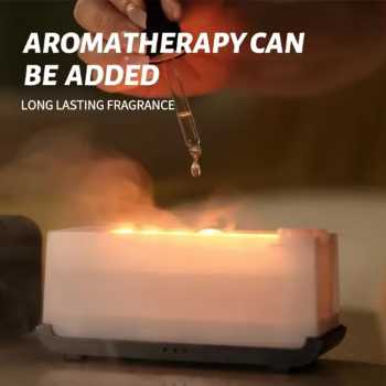CREARO Air Humidifier Mini Ultrasonic RGB Diffuser Flame Light 120ml - CR-12 Gambar produk CREARO Air Humidifier Mini Ultrasonic RGB Diffuser Flame Light 120ml - CR-12