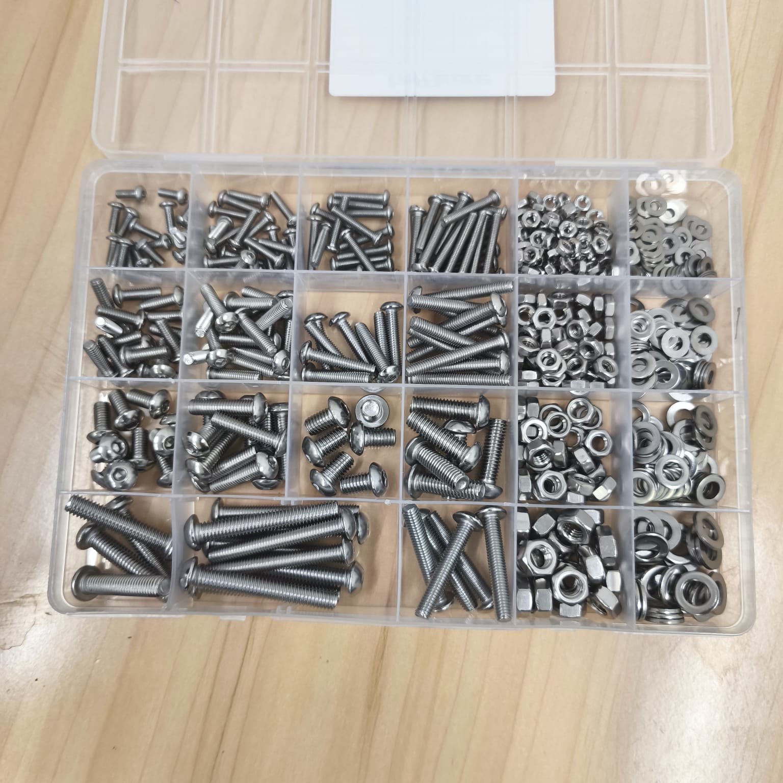 Gambar produk Taffware Baut Set Screw Bolt Nuts Assortment Kit M3 M4 M5 M6 600 PCS - SA6