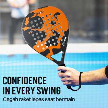 Gambar produk CWIN Raket Padel Teardrop Carbon Glass Fiber 3.8cm Thickness 360g - 4003