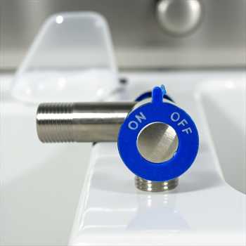 Gambar produk WASHON Keran Air Faucet 2in1 Water Mop Pool Handheld Stainless Steel - A1