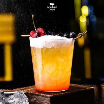 Gambar produk One Two Cups Gelas Whisky Cocktail Thin Bottom Style Rock Glass 320ml - UK32