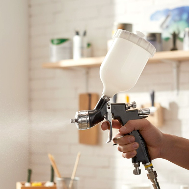 NTools Semprotan Cat Paint Spray Gun Adjustable Pressure 1.3mm Nozzle - NT-13 Gambar produk NTools Semprotan Cat Paint Spray Gun Adjustable Pressure 1.3mm Nozzle - NT-13