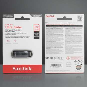 Gambar produk SanDisk Ultra Slider Flashdisk USB Type C 512GB - SDCZ480