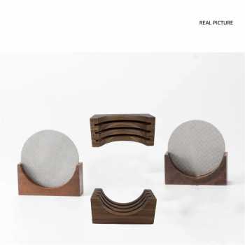 ELPINIS Puck Filter Screen Rak Rack Holder Bracket Wooden Stand 3 Slot - MC001 Gambar produk ELPINIS Puck Filter Screen Rak Rack Holder Bracket Wooden Stand 3 Slot - MC001