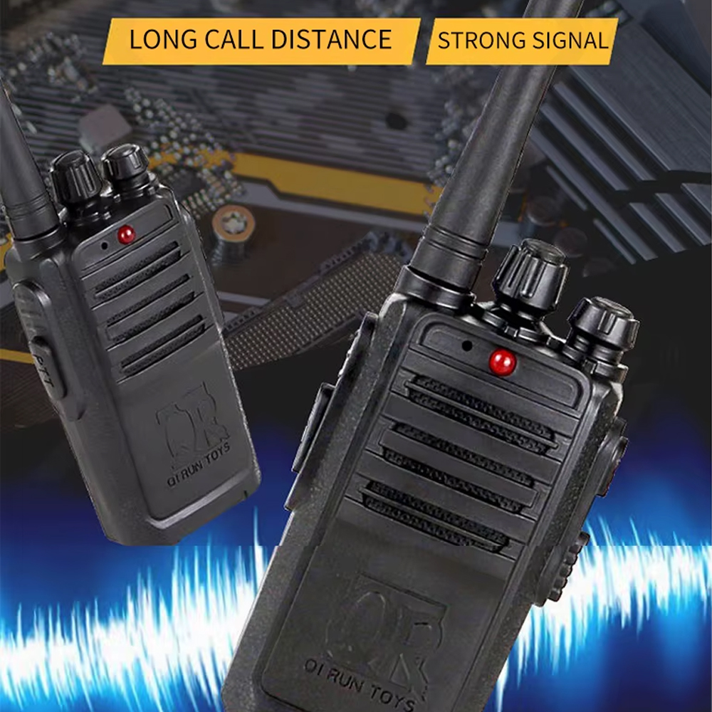 Gambar produk QI RUN Walkie Talkie Anak Communicator Toys 2 PCS with 6 Battery - SL-BK013